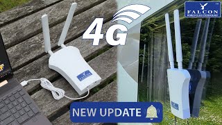 FALCON 4G COMBO DELUXE V3 - Strong reliable internet connection in your mobile home, NO INSTALLATION