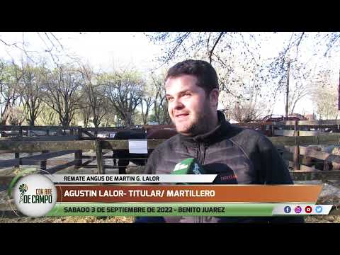 Agustín Lalor- Remate Angus de Martín G. Lalor - Sábado 3 de septiembre de 2022 - Benito Juárez