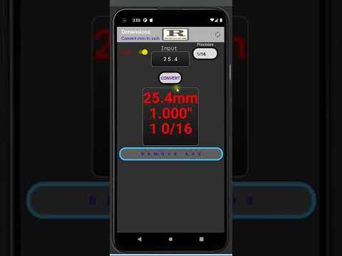 Metric To Inch Converter