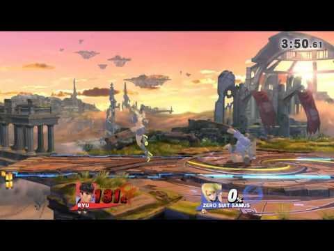 RYU vs Zero suit Samus