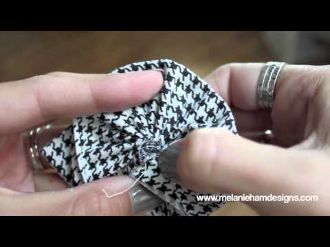 ♥♥ How To: Make a Fast and Easy Fabric Flower ♥♥