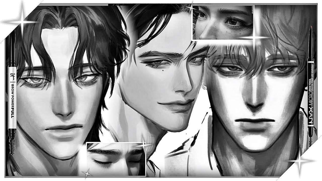 ★ — 𝐒𝐓𝐑𝐀𝐈𝐆𝐇𝐓 ‘𝐁𝐑𝐎𝐖𝐒! : straight + horizontal eyebrows audio }