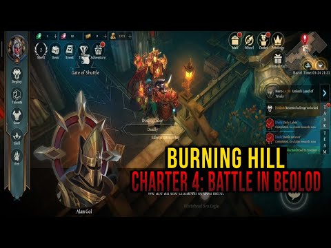 BURNING HILL  - Charter 4: Battle in Beolod / RAZIEL: DUNGEON  ARENA by Edwin GamePlay.