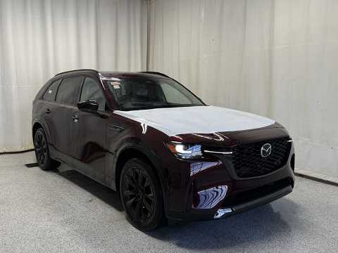 2026 Mazda CX-90 MHEV GT-P AWD in Maroon for sale at Park Mazda in Sherwood Park, AB