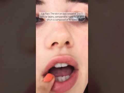 Lip Fact: Lip skin consists of 3 to 5 layers, compared to 16 on most face skin | Grace Hartzel