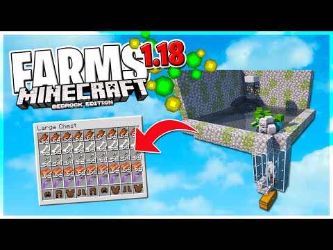 FARM di XP ZOMBIE/AFFOGATI e SCHELETRI per Minecraft Bedrock 1.18+ (MCPE/Xbox/PS4/Switch/Win10)