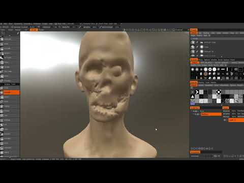 3DCoat - Sculpting a Zombie | Time-lapse