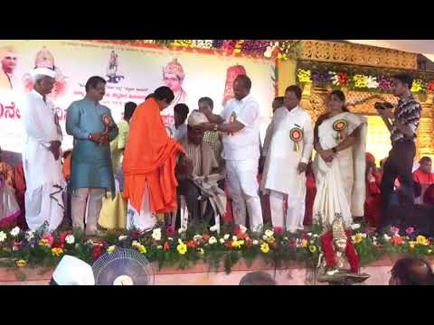 Physiotherapist Dr Sangamesh Hatti (Gulbarga)(Kalaburagi), felicitation by Sharanu Salgar MLA vlog 6
