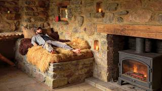 How This Man Built a Stone House in the Forest with Primitve Engineering