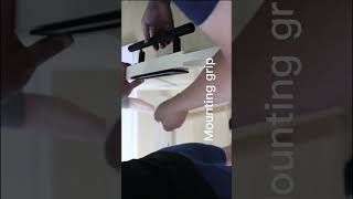 black barn door handle installation