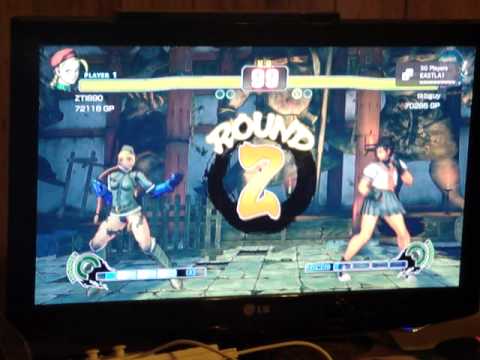 Street Fighter 4 Online SG Match Cammy vs. Sakura