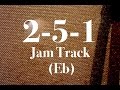 Easy 2-5-1 Jazz Backing Track - Medium Swing (Eb)