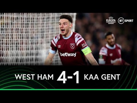 West Ham Through to the semi-finals of the Europa conference league