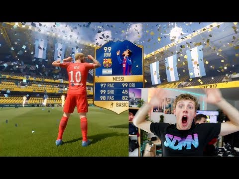 99 MESSI IN THE LUCKIEST TOTS PACK OPENING IN HISTORY - FIFA 17