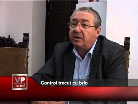 Control trecut cu brio