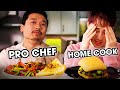 Pro Chef vs. Steven: 35-minute STEAK dinner