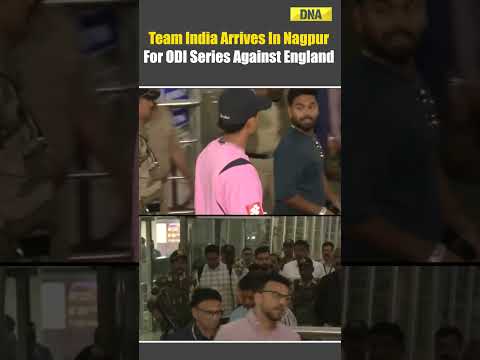 Team India Arrives In Nagpur For ODI Series Against England #indiancriketteam #viratkohli #india