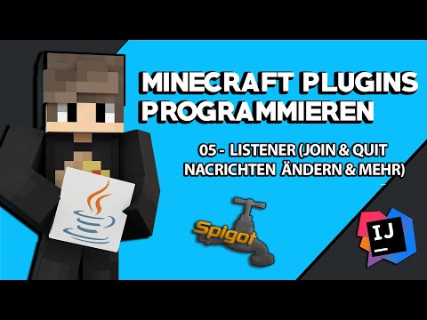 Coole Pizza -  Listeners!  Disable join/quit messages and dismantle/build |  Minecraft Plugins Programming #5