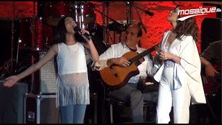 نور قمر على ركح مسرح قرطاح مع الفنانة سميرة سعيد