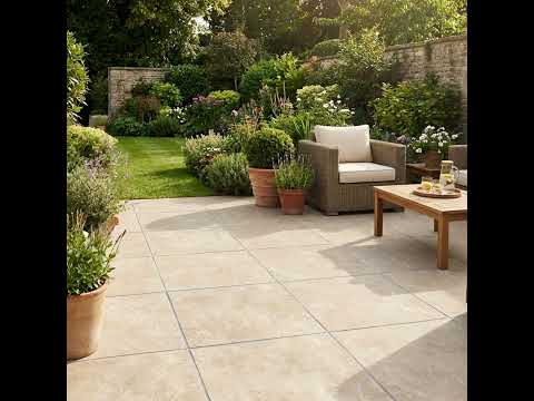 Carrelage sol extérieur effet pierre travertin Pomezia beige R11 60x60 cm