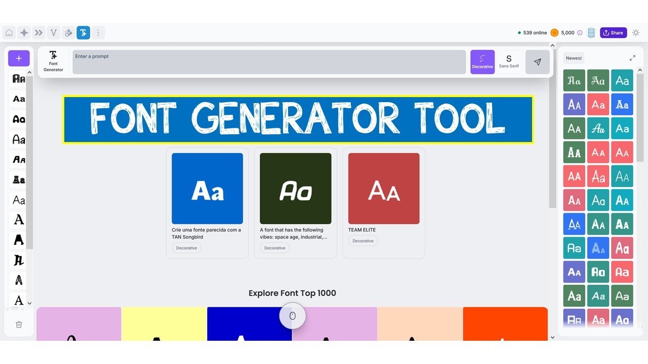 Create Fonts in Seconds With Creative Fabrica Studio