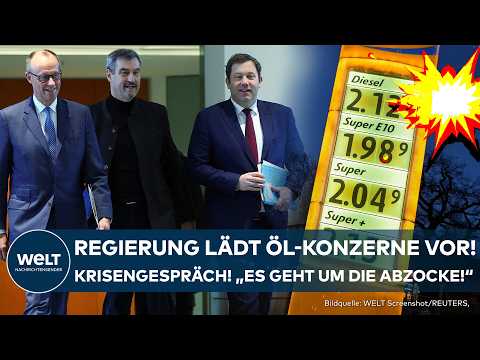 Video Thumbnail: KRISENGESPRÄCH UM ÖL-PREISE: Taskforce der Bundesregierung lädt Öl-Konzerne vor! Es geht um Abzocke