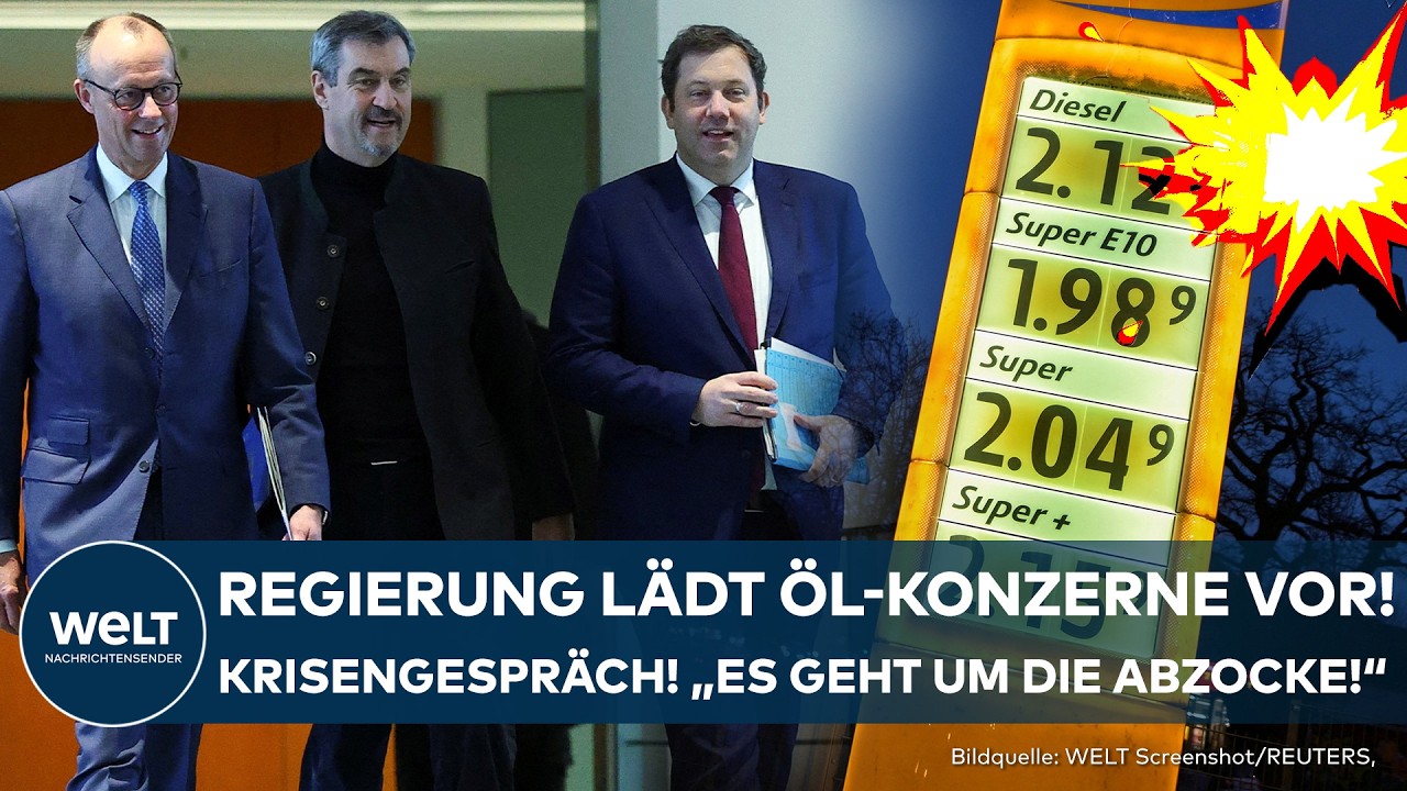 KRISENGESPRÄCH UM ÖL-PREISE: Taskforce der Bundesregierung lädt Öl-Konzerne vor! Es geht um Abzocke