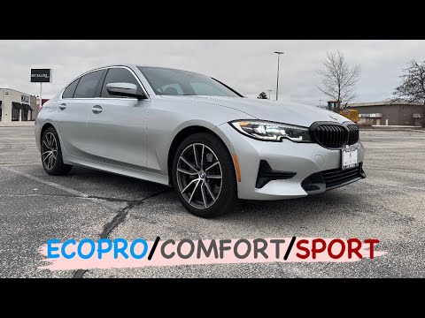 BMW Drive Modes Explained! Eco, Comfort, Sport and Sport Plus — Exhaust clip with stock burbles!!!!