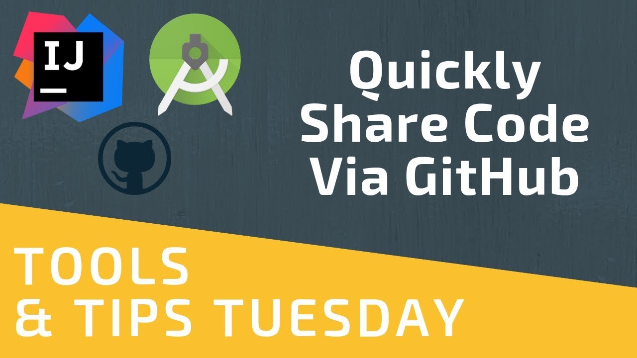 Quickly Share Code From Android Studio To GitHub