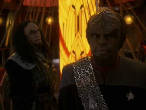 General Martok Ask Lt. Commander Worf To Join His House