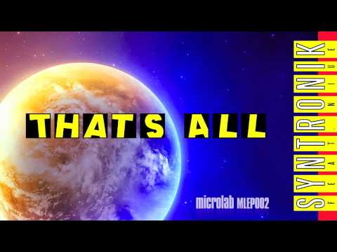 Syntronik feat. Niue - That's all (Syntronik Mix)
