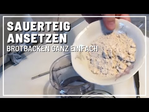 Sauerteig selber machen - ansetzen - Brot backen #gerykocht