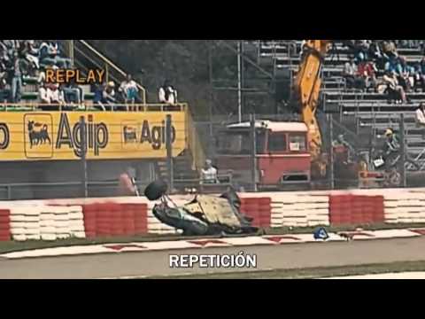 Ayrton Senna's reaction to Barrichello's accident - Imola 94