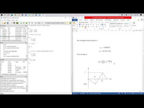 How to Validate Highest and Lowest Natural Frequency using FreeMat-S6G2
