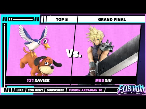 Fusion Arcadian 10 - Grand Finals - xavier (Duck Hunt) VS xiii (Cloud) - Super Smash Bros. Ultimate