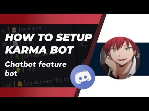 How to setup karma bot Discord very easily on your discord server | Chatbot feature