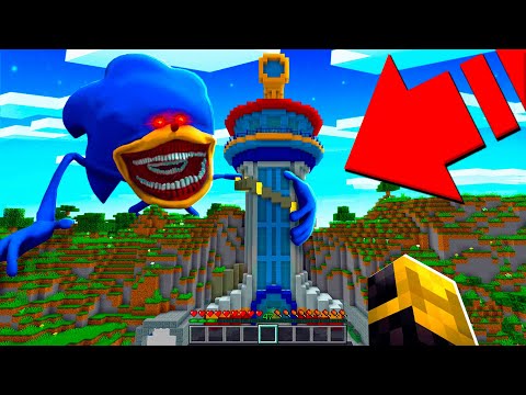 Shin Sonic attacks the Paw Patrol house in Minecraft 😱
