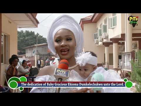 CHILD'S DEDICATION AT WINNERS CHAPEL, DELTA STATE.