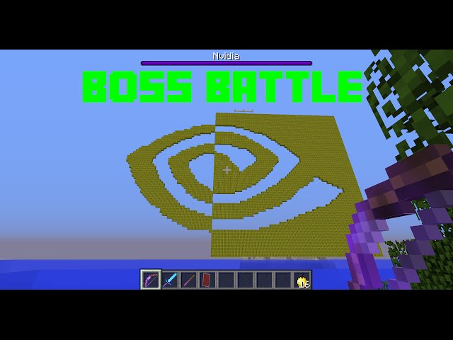[15w46a]Nvidia Boss Battle Minecraft Map
