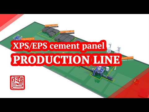 , title : 'XPS/EPS cement panel production line and XPS cement sandwish board equipment line #XPS'