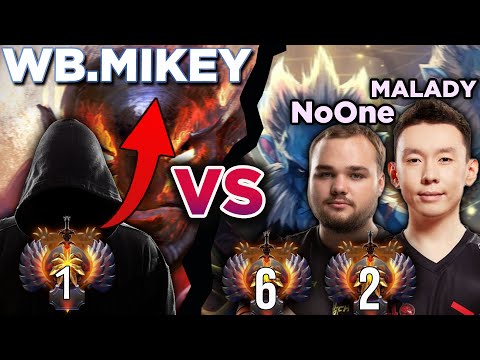 ✔️WB.MIKEY vs OLDG.NoOne & Malady - EmberSpirit Gameplay - [ 10100 ] Average - کسری مایکی