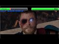 Thor Vs Hela Thor Awakens His Power With Healthbars