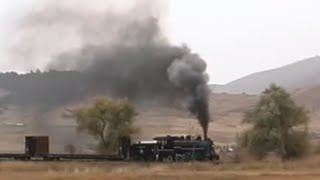 preview picture of video 'Steam Train Yreka Western No. 19'