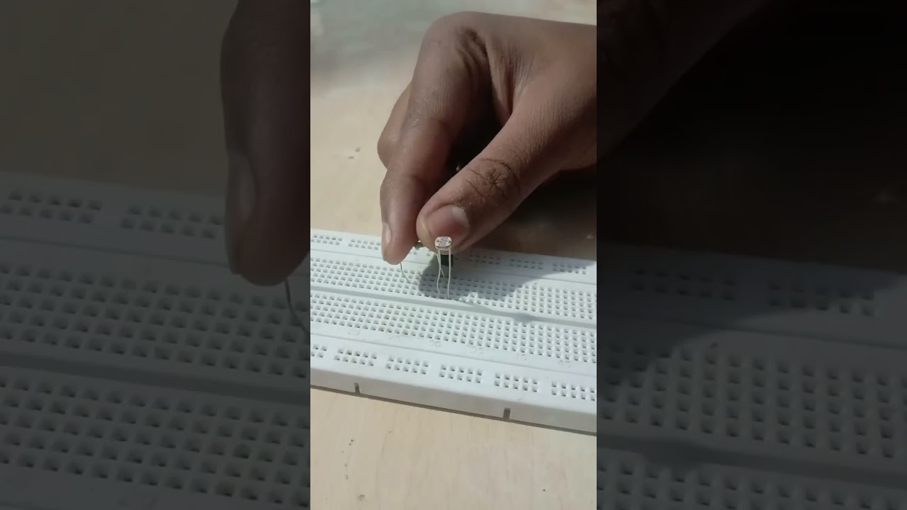 Night light sensor using ldr. #Nowthescienceheistbegins