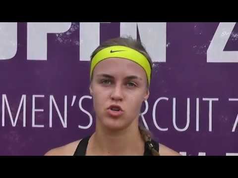 EMPIRE Slovak Open 2014: QF, Karolína Schmiedlová o postupe do semifinále turnaja