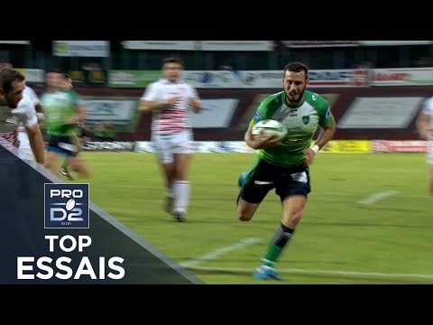 TOP Essais de la J02 – PRO D2 – Saison 2018-2019