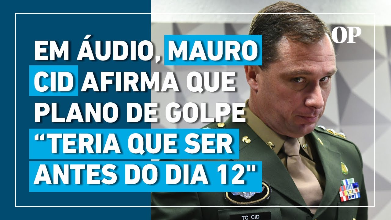 Áudio da PF mostra Mauro Cid pressionando por golpe antes da diplomação de Lula
