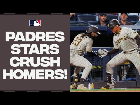 Juan Soto and Fernando Tatis Jr. ABSOLUTELY DEMOLISH home runs at Yankee Stadium!!