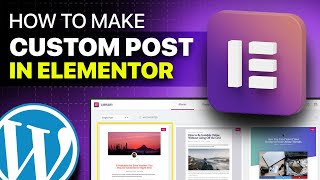 How to make single post template elementor free | elementor | wordpress tutorial | elementor blog