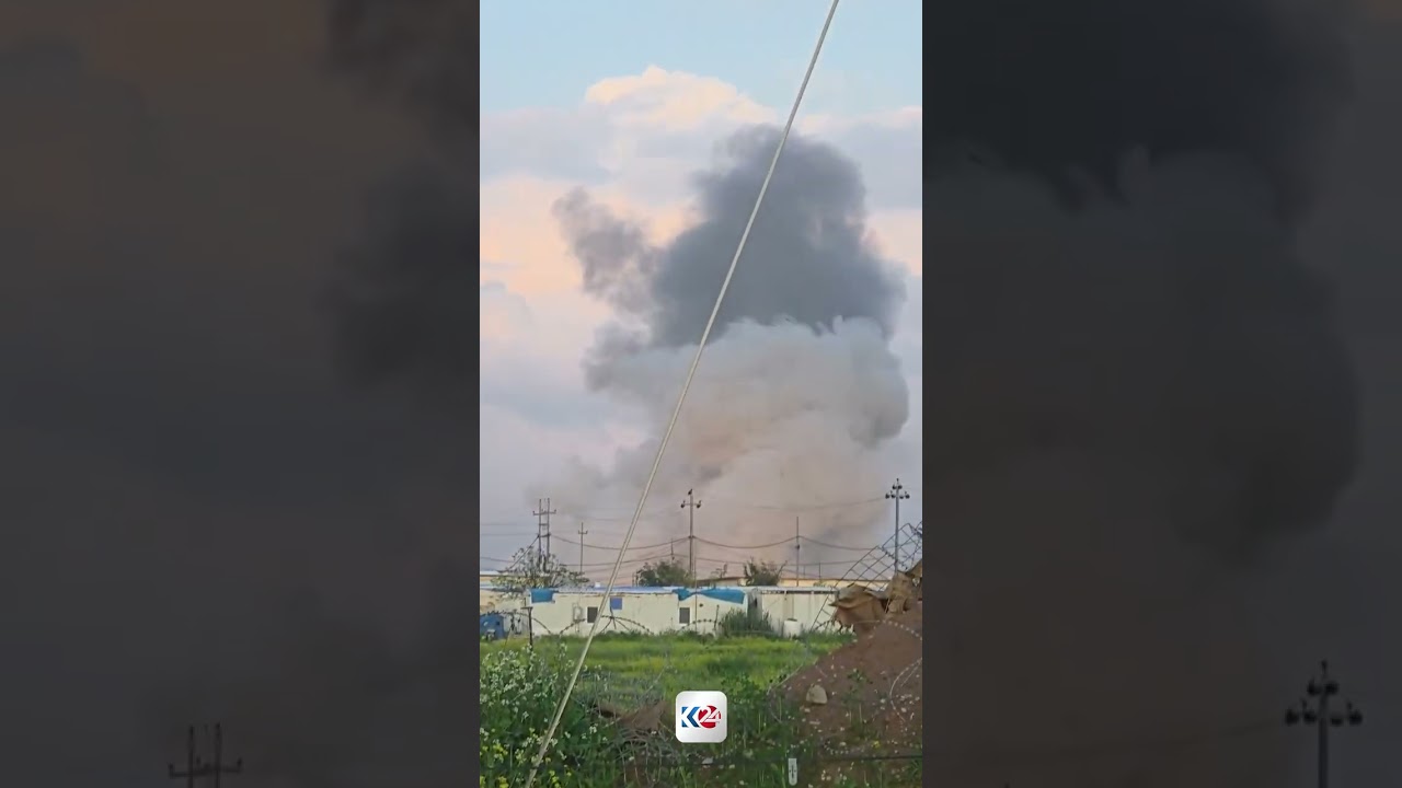 ڤیدیۆ | بە دوو مووشەک فڕۆکەخانەی کەرکوک بۆردومان کرا